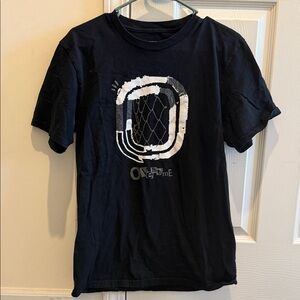 Overtime Black Graphic Men's Tee